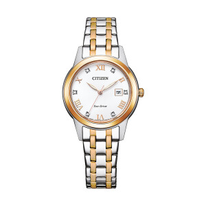 Citizen Elegant Eco Drive Womens Watch FE1246-85A Bicolor