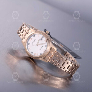 Citizen FE1243-83A Elegant ladies watch in gold white...