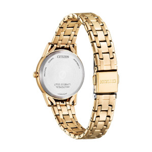 Citizen FE1243-83A Elegant ladies watch in gold white with Eco Drive