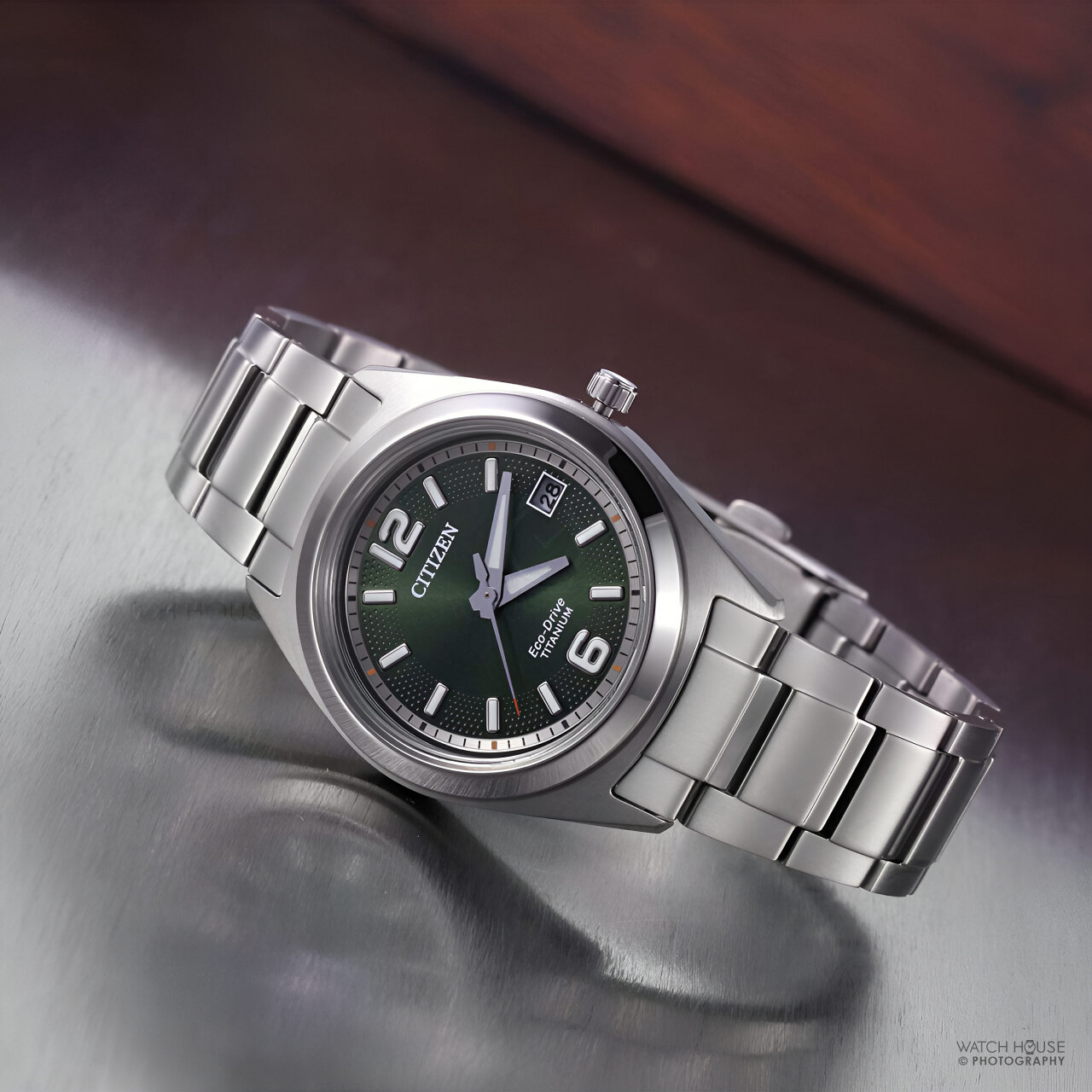 Citizen Womens FE6151-82X Eco Drive Seagreen Super Titanium