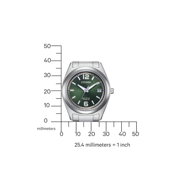 Citizen Womens FE6151-82X Eco Drive Seagreen Super Titanium