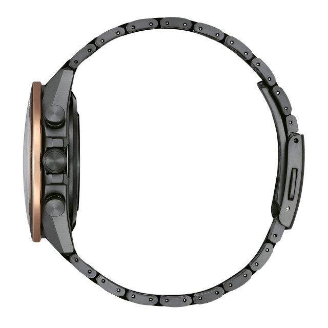 Citizen GPS CC4074-61W Satellite Wave Attesa Black-Copper