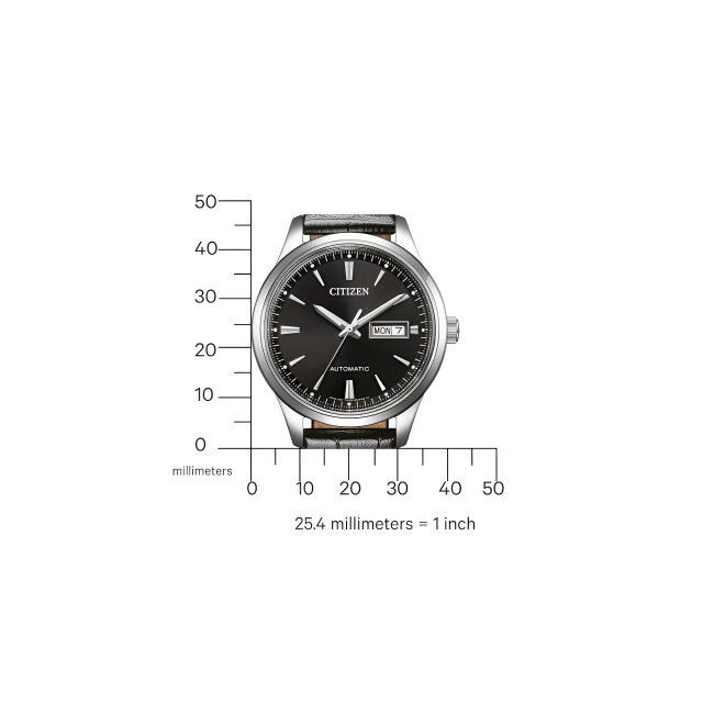 Citizen Mens Automatic Watch NY4058-01EC Steel-Black