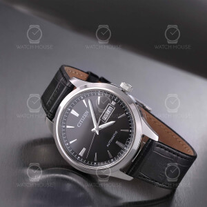 Citizen Mens Automatic Watch NY4058-01EE Steel-Black