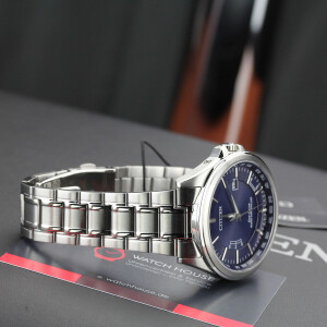 Citizen men CB0250-84L 4 zones world time watch with...