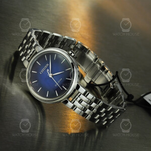 Citizen Ladies Eco Drive EM0990-81L stainless steel and...