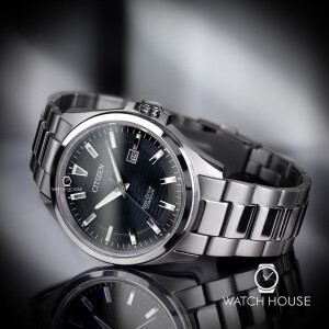 Citizen Maskuline Eco-Drive Herrenuhr aus Titanium...