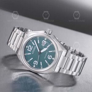 Citizen Military Eco-Drive AW1571-76X Stahl-Grün