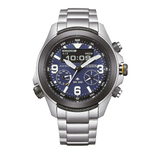 Citizen Promaster Land Combo Eco Drive Chrono JV1006-51L Blue