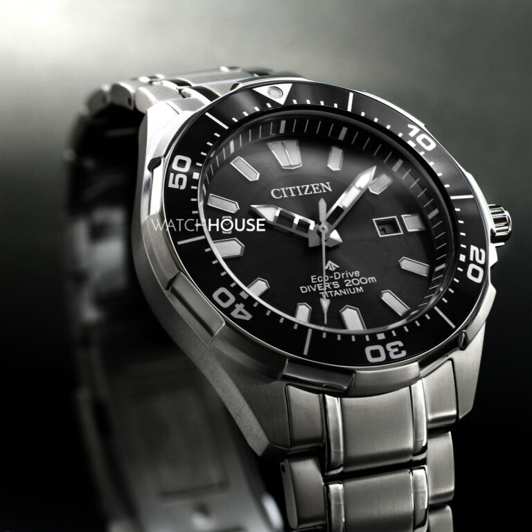 Citizen Promaster Marine BN0200-81E Diver Eco Drive Mens Super Titanium