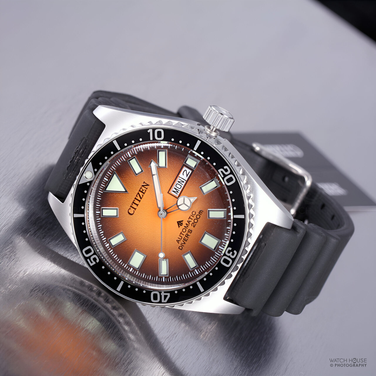 Citizen Promaster Marine ISO Diver Automatic NY0120-01ZE Orange