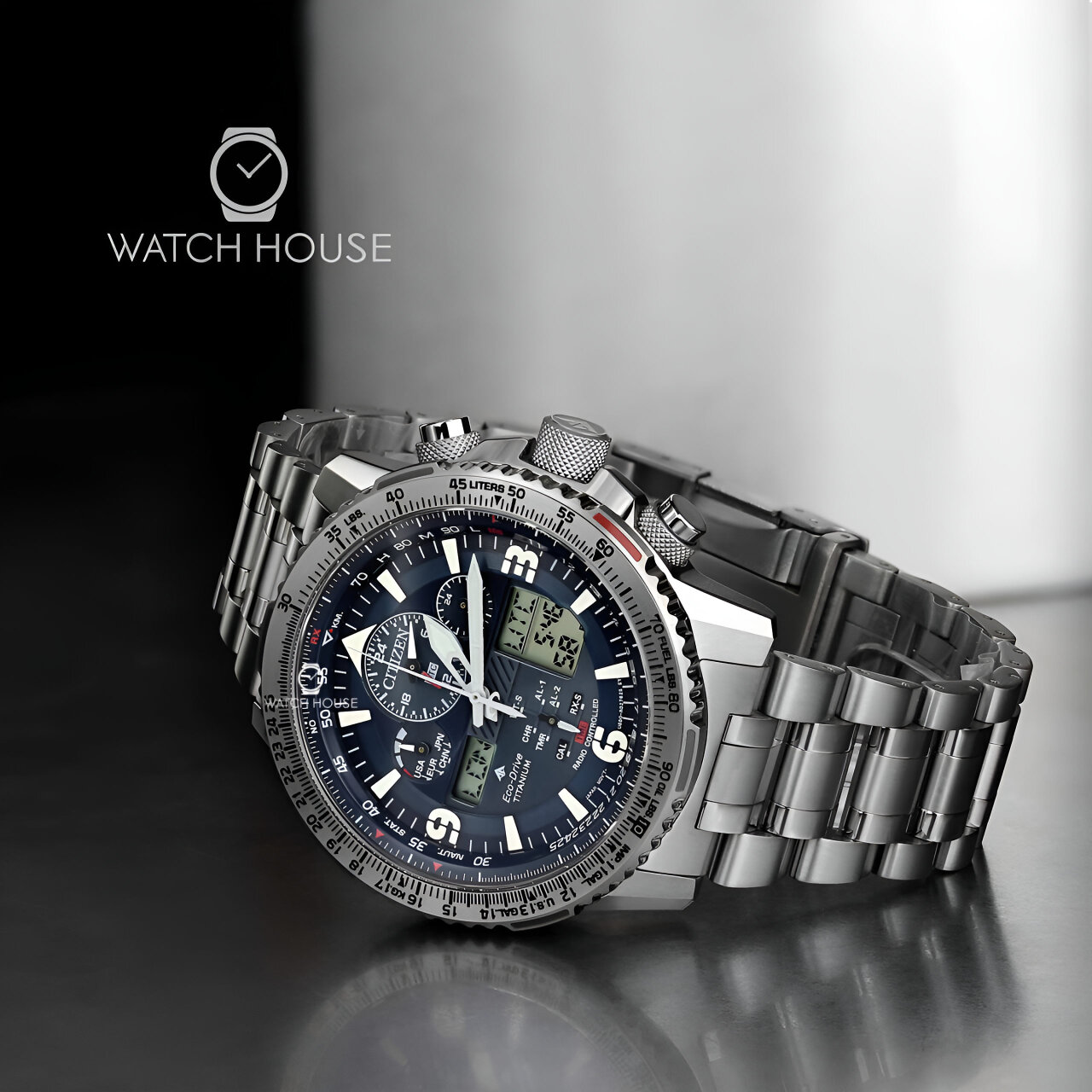 Citizen Promaster Sky - Skyhawk JY8100-80L Radio Control Analog-Digital Chrono
