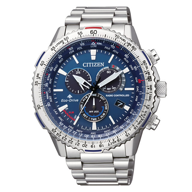 Citizen Promaster Sky CB5000-50L Mens 4-Zone Radio Control Chronograph