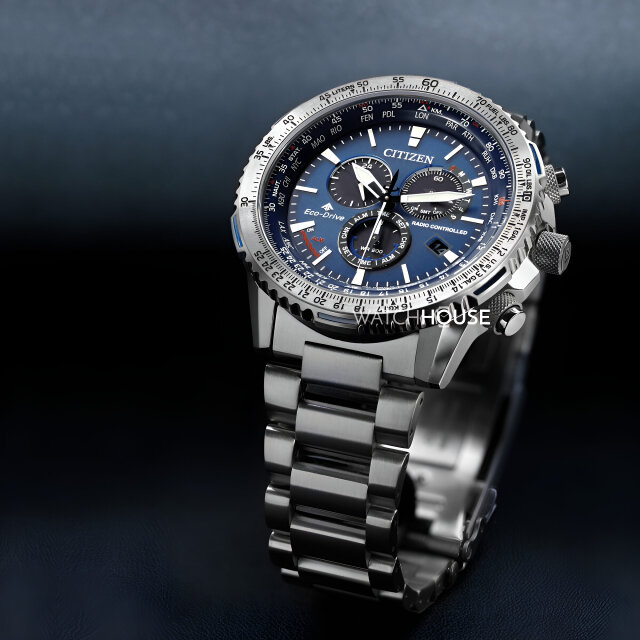 Citizen Promaster Sky CB5000-50L Mens 4-Zone Radio Control Chronograph