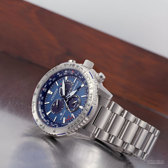 Citizen Promaster Sky CB5000-50L Mens 4-Zone Radio Control Chronograph