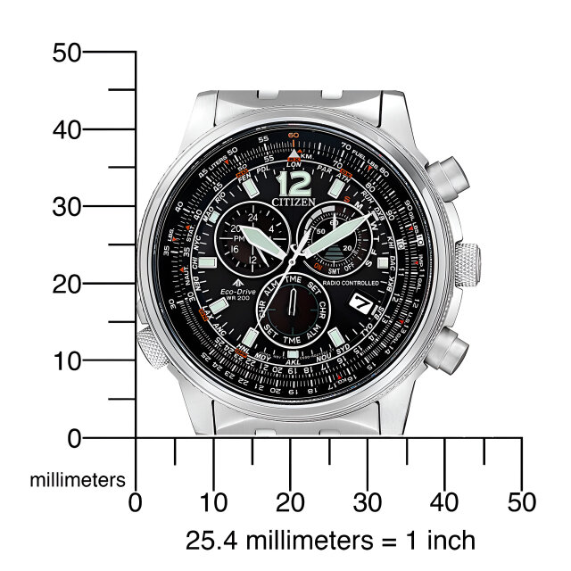 Citizen Promaster Sky CB5860-86E Eco Drive Solar Watch Mens Radio Chrono