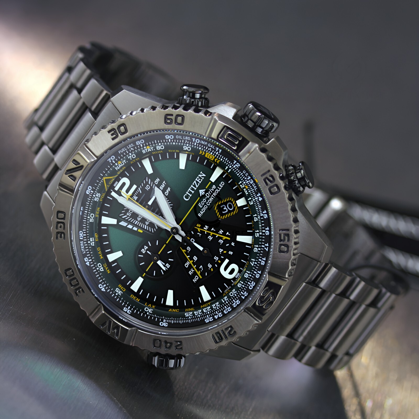 ④Dino206 Citizen Promaster Sky Navihawk A-T XXL Radio Chronograph AT8227-56X