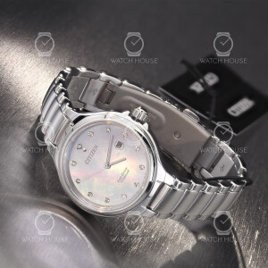Citizen Ladies Super Titanium EW2680-84Y Eco Drive Pink...