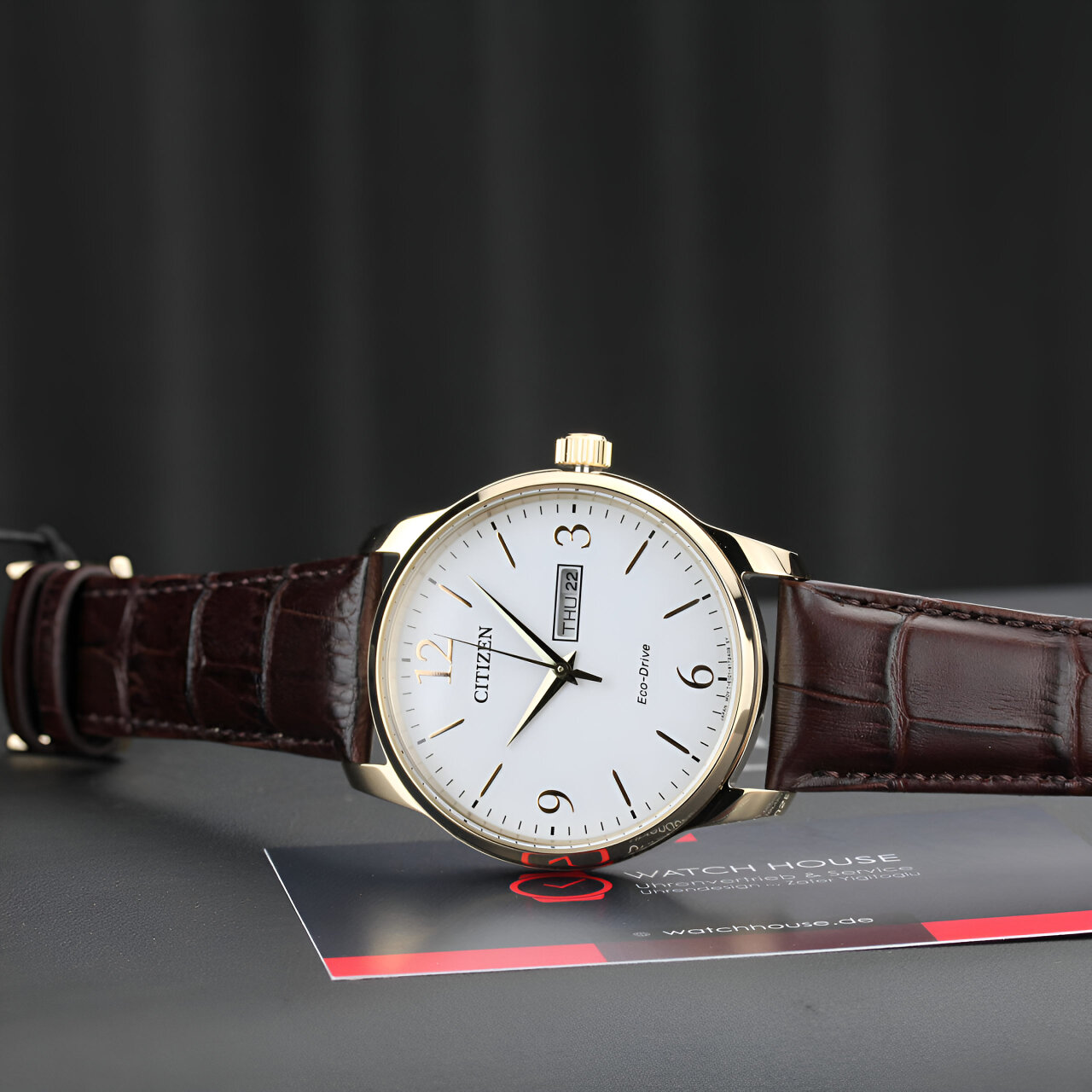 Citizen Rose Gold Collection BM8553-16AC Men Eco Drive