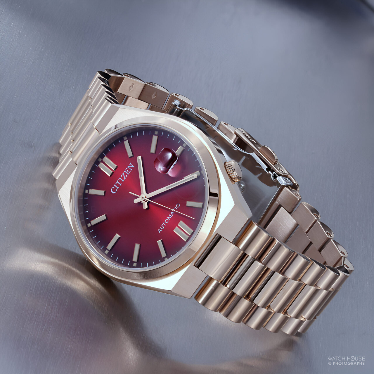 Citizen Tsuyosa automatic watch NJ0153-82X gold / red