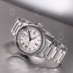 Citizen Urban Military Automatikuhr NJ0190-51A Silber