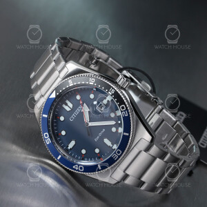 Citizen XL Eco Drive Sports Herrenuhr AW1761-89L Blau