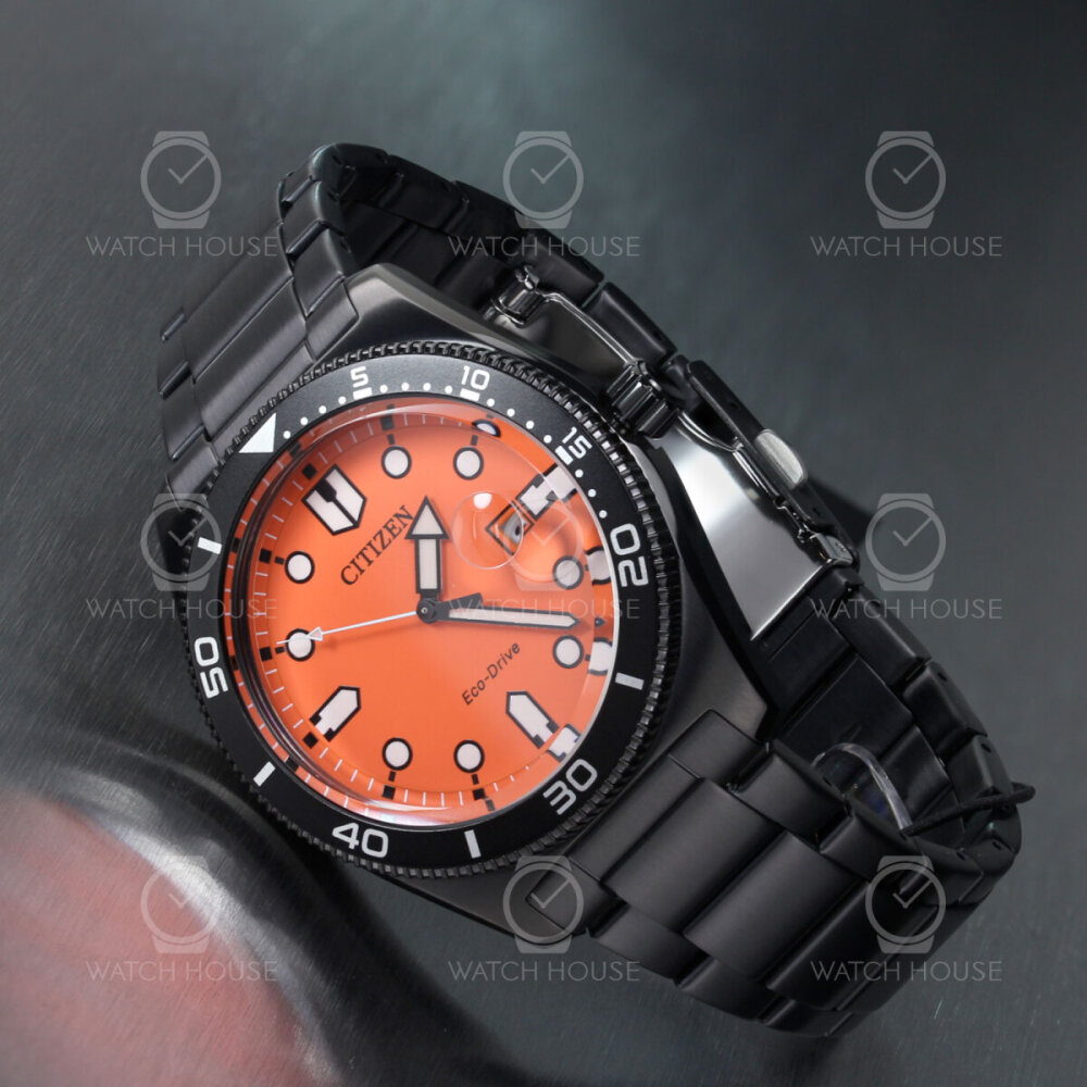 Citizen XL Eco Drive Sports Men's Watch AW1765-88X Orange