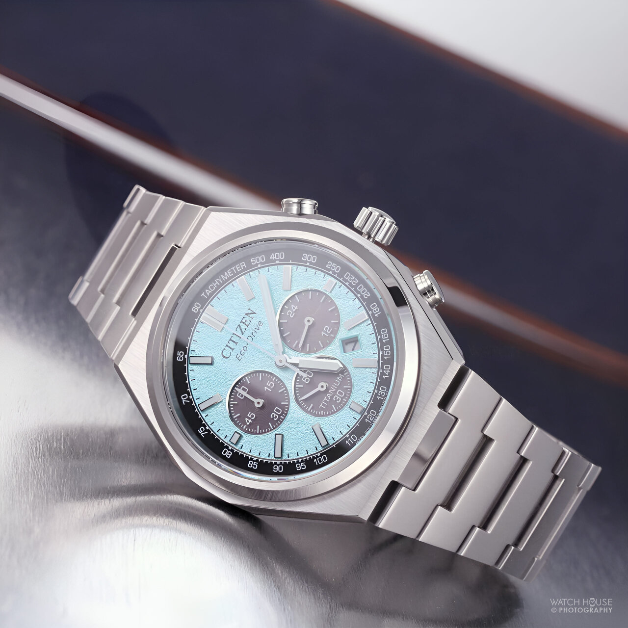 Citizen Zenshin Chrono Super Titanium CA4610-85M Turquoise
