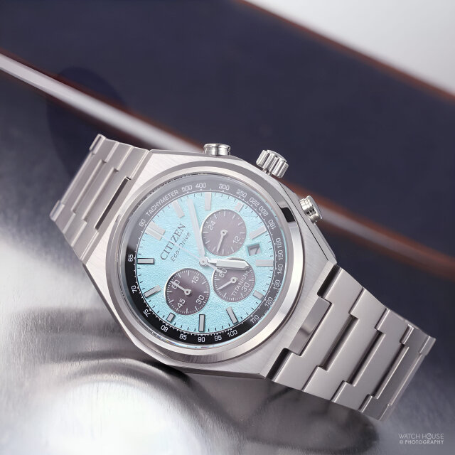 Citizen Zenshin Chrono Super Titanium CA4610-85M Turquoise