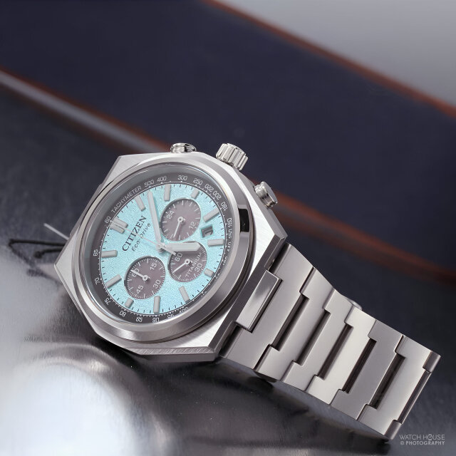 Citizen Zenshin Chrono Super Titanium CA4610-85M Turquoise