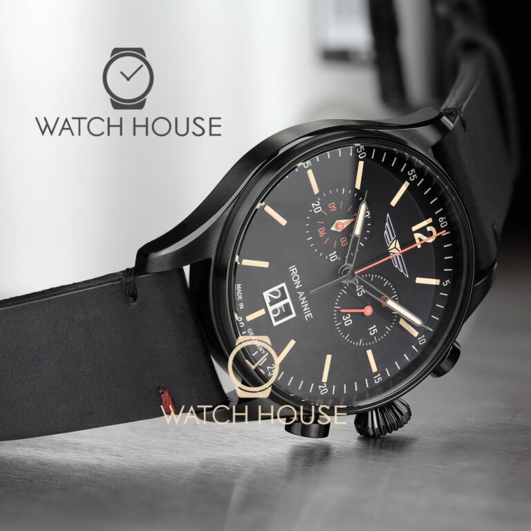Iron Annie Flight Control 5184-2 Big Date Herren Chronograph