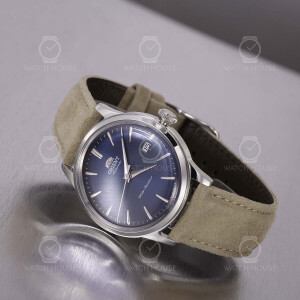 Orient Bambino 38mm RA-AC0M12L Automatic Nubuck Navy