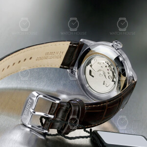 Orient Bambino 40,5mm AG0002S Automatik Semi-skelettiert Silber