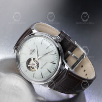 Orient Bambino 40,5mm AG0002S Automatik Semi-skelettiert Silber