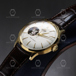 Orient Bambino 40,5mm AG0003S Automatik Semi-skelettiert Gold