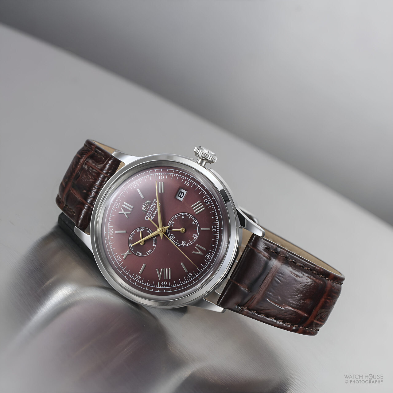 Orient Bambino 40,5 mm Bordeaux