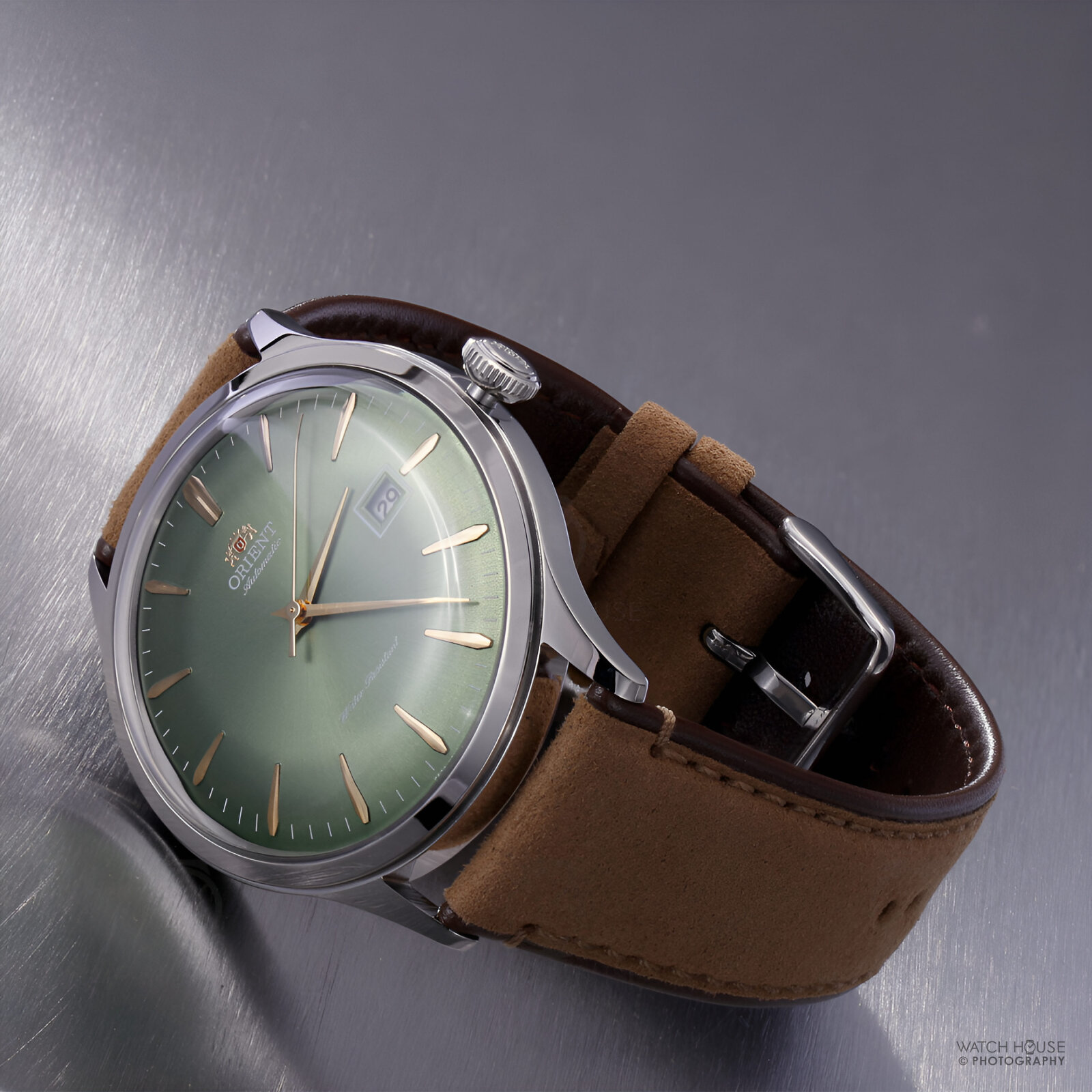 Orient Montre décontractée RA-AC0P01E10B, vert, Casual