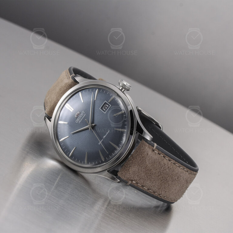 Orient Bambino 42mm RA-AC0P03L Automatik F672 Taubenblau