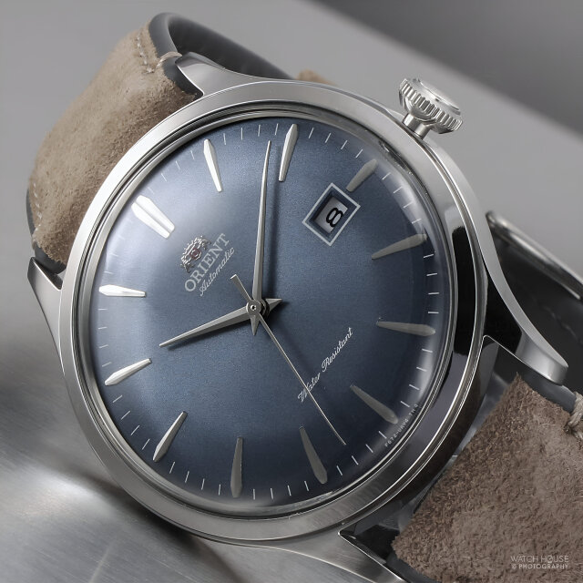 Orient Bambino 42mm RA-AC0P03L Automatic F672 Dove-Blue