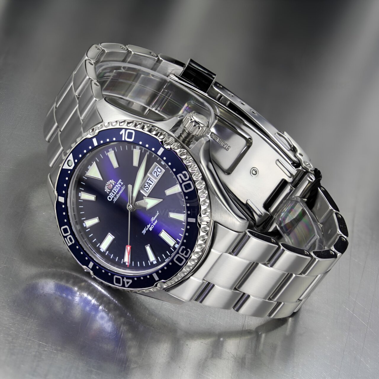Orient Mako 3 Vintage Taucher Automatik RA-AA0002L Blau