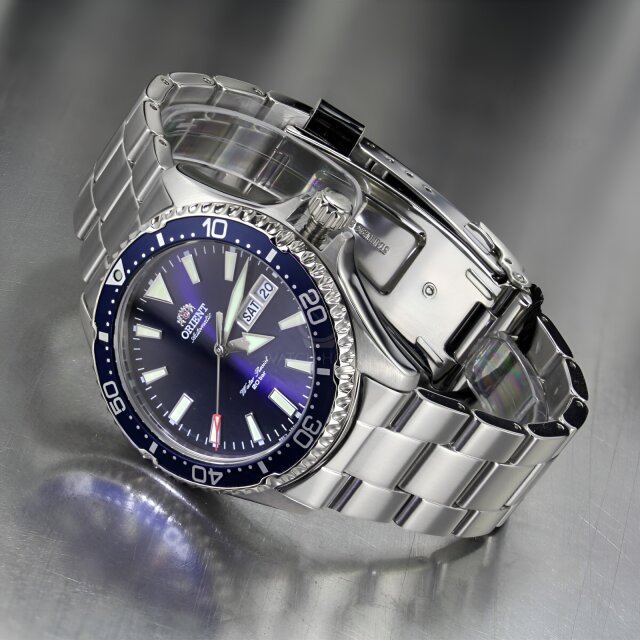 Orient Mako 3 Vintage Taucher Automatik RA-AA0002L Blau