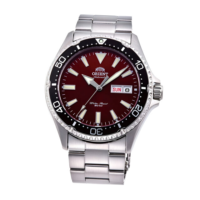 Orient Mako 3 Vintage Taucher Automatik RA-AA0003R Rot