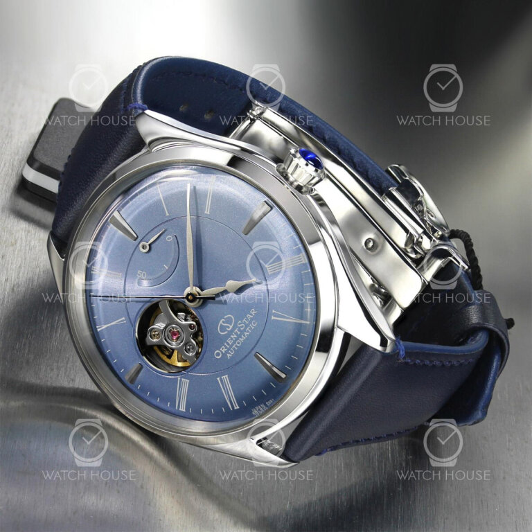 Orient Star klassische Automatikuhr RE-AT0203L00B in Pastelblau