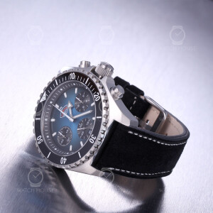 Ruhla 1929 Glasbach Cup Chronograph - 4970-3 Deep Navy Blue