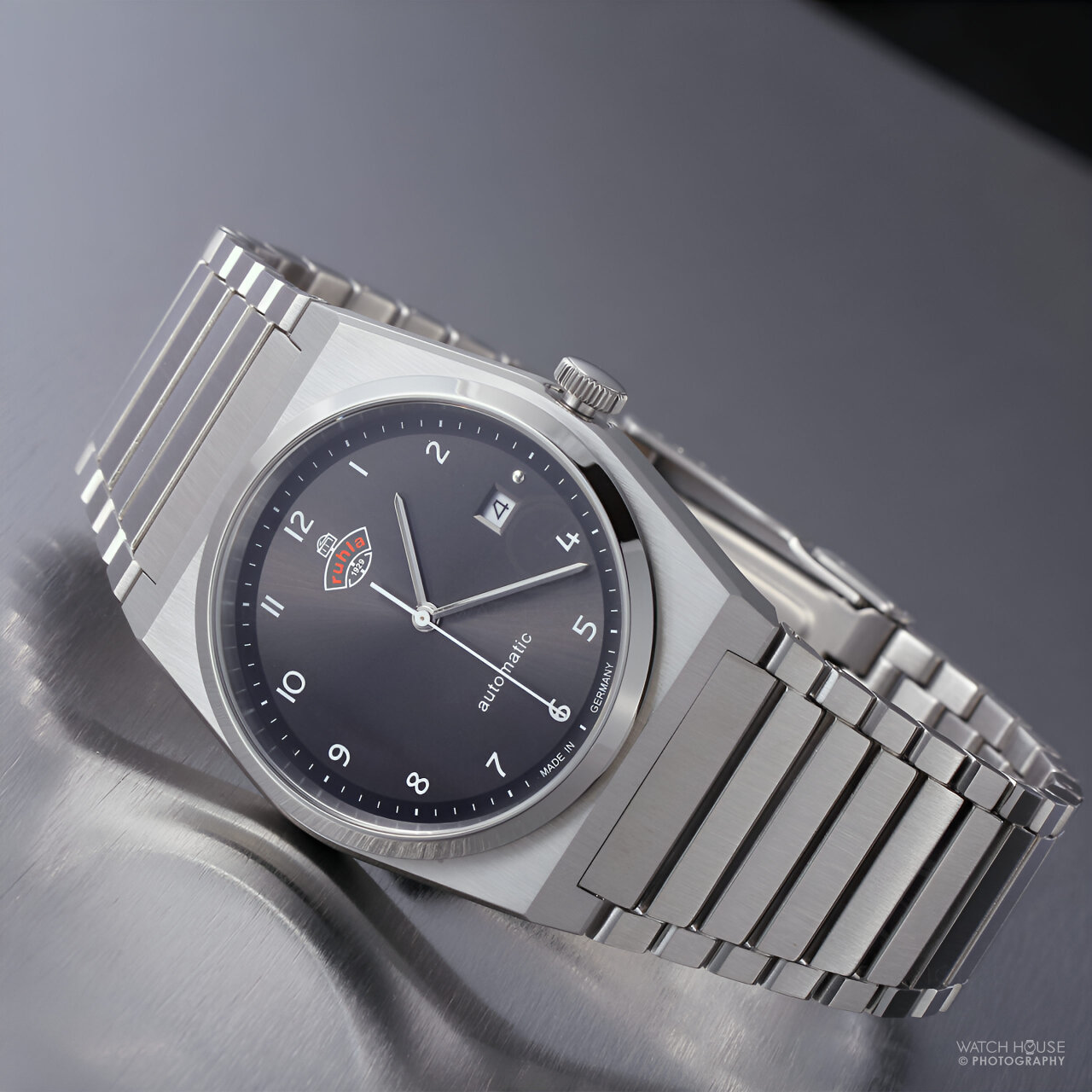 Ruhla 1929 Space Control Automatic Watch 8215 Anthracite