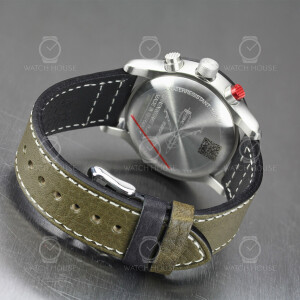 Zeppelin 7298-5 Eurofighter Typhoon ETA Chronograph Leuchtzifferblatt mitiert
