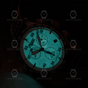 Zeppelin 7298-5 Eurofighter Typhoon ETA Chronograph Leuchtzifferblatt mitiert