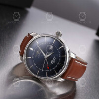 Zeppelin Atlantic Timezone Office GMT 8442-3 Blau