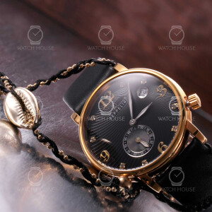 Zeppelin Luna 7633-2 Damen Zeitmesser mit Muschelprägung und Zirkonia