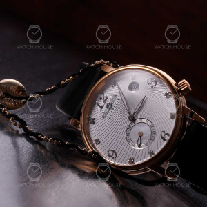 Zeppelin Luna 7633-5 Eleganter Damen Zeitmesser mit Zirkonia bestückt